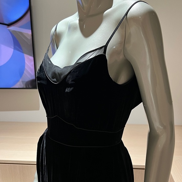 Timo Weiland Black Velvet Dress - Picture 3 of 6